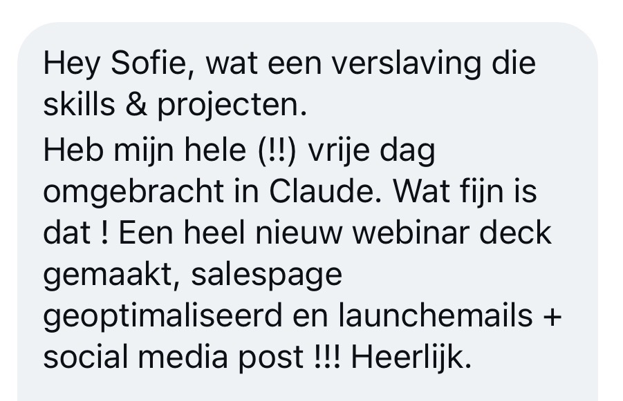 DM uit pilotgroep over verslavende skills en projecten